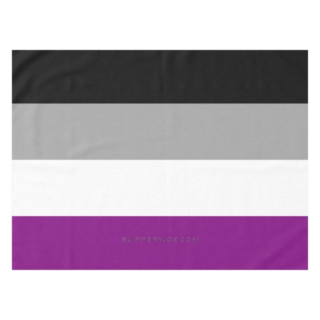 Mantel SlipperyJoe's asexual pride flag emphasizing inclu (Frente (Horizontal))