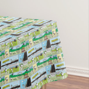 Mantel Snoopy & Friends   Ir de campamento