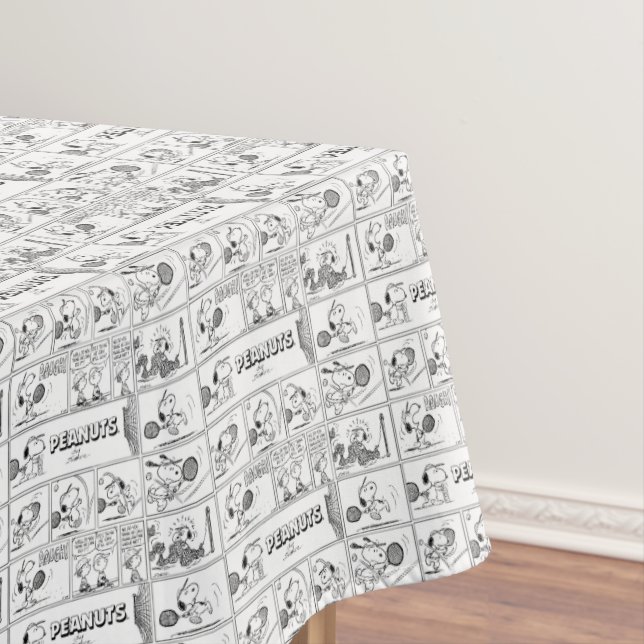 Mantel Snoopy Juega Al Tenis (In Situ)