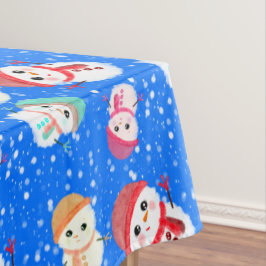Mantel Snowball y Snowman Blue 2