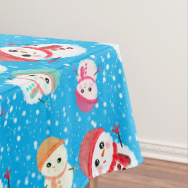 Mantel Snowball y Snowman Blue 2
