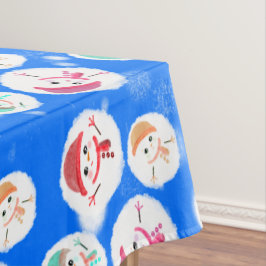 Mantel Snowball y Snowman Blue 3