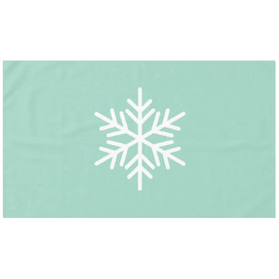 Mantel Sofisticado Snowflake Nórdico En Moda Ligera Verde