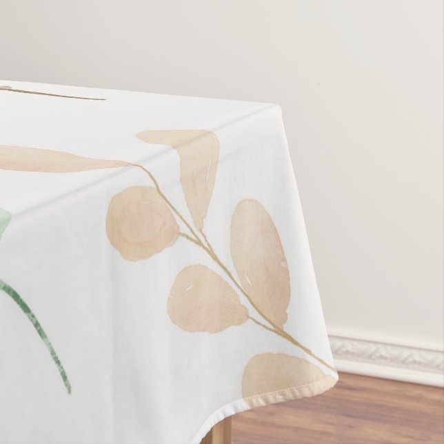 Mantel Soft Nature Floral Table Cover | Tablecloth (In Situ)