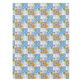 Mantel Sol siciliano, limón, majólica,