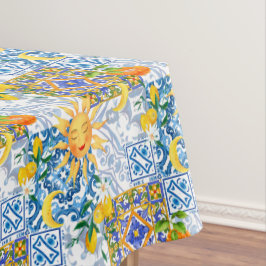 Mantel Sol siciliano, limón,majolica,Table Runner