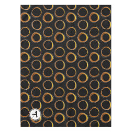 Mantel Solar Eclipse Mid-Century Modern Black & Gold