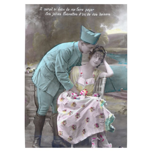 Mantel Soldado y amante (Anverso)