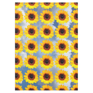 Mantel Sólo un florecimiento de girasol + tu texto e idea