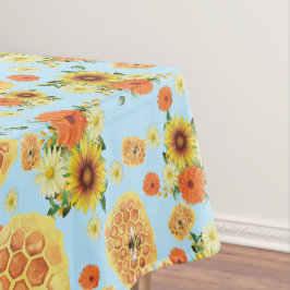 Mantel Solsticio de verano Abeja de miel y girasol de mie