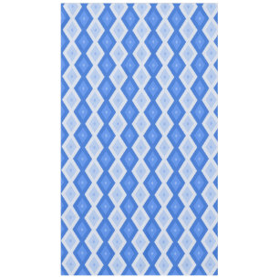 Mantel Sombras de patrón de diamante azul
