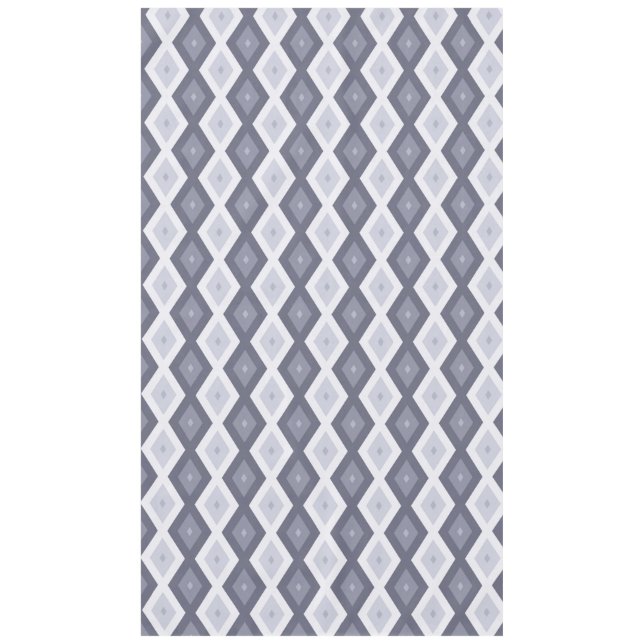 Mantel Sombras de patrón de diamante gris azul (Anverso)
