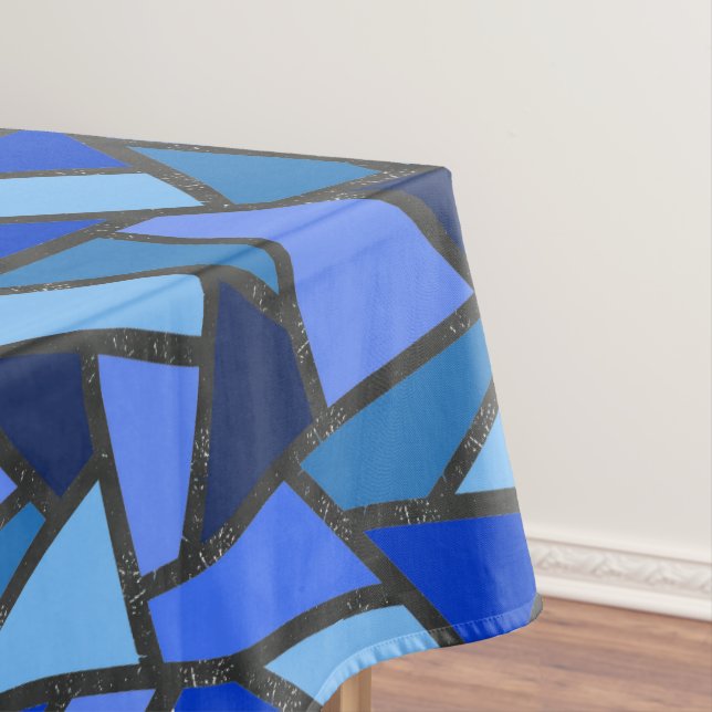 Mantel Sombras de vidrio manchado azul (In Situ)