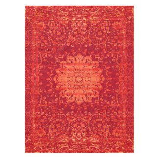 Mantel Souk Sunset: Patrón marroquí Naranja Marrakesh