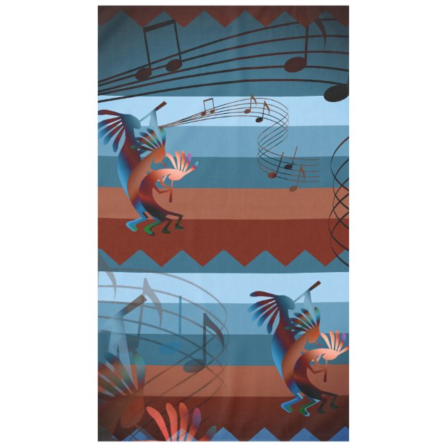 Mantel Southwest Kokopelli Music 2 L Tablecloth (Anverso)