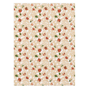 Mantel Spaghetti pasta comida italiana con tomate