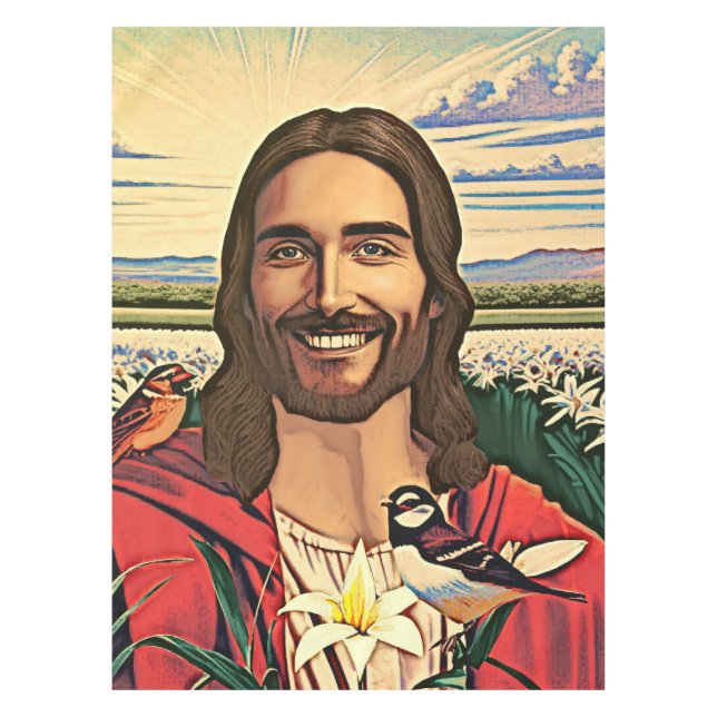 Mantel Sparrows y Lilies (Anverso)