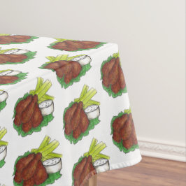 Mantel Spicy BBQ Buffalo Alas de pollo Bar Comida Carne