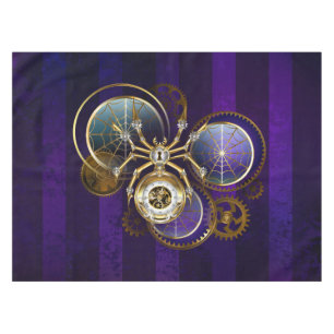 Mantel Spider Steampunk sobre fondo morado