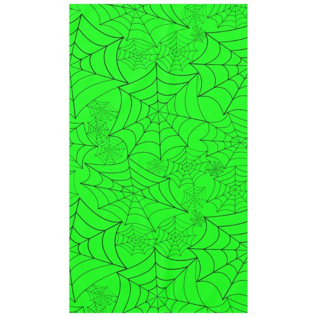 Mantel spiderweb halloween gothic spider web acid green (Anverso)