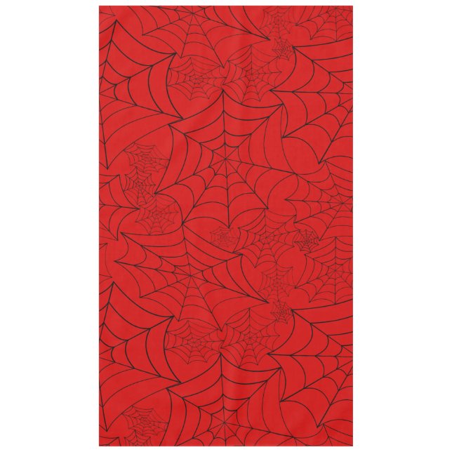 Mantel spiderweb halloween gothic spider web red (Anverso)