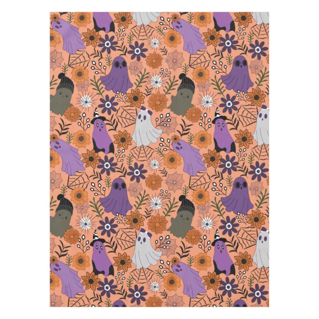 Mantel Spooky floral (Anverso)