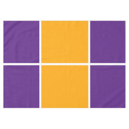 Mantel Sporty Golden Yellow Purple Windowpano Stripes