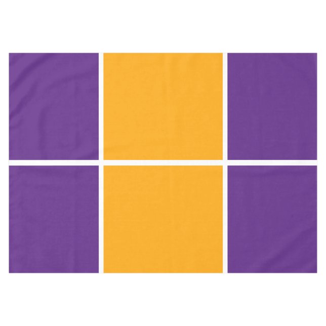 Mantel Sporty Golden Yellow Purple Windowpano Stripes (Frente (Horizontal))