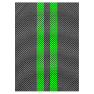 Mantel Sporty Green Carbon Fiber Style Stripes de Carrera