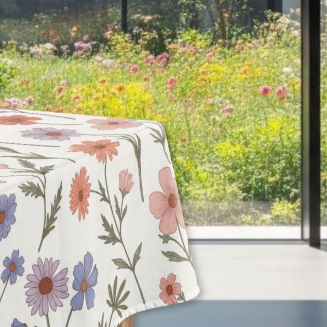 Mantel  Spring Floral Tablecloth - Wildflower Printed  (Subido por el creador)