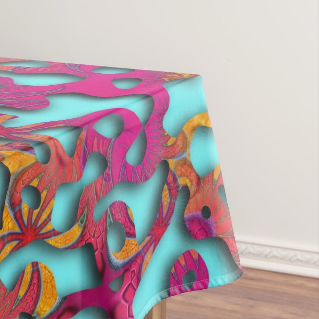 Mantel Squiggly Loops patrón sin fisuras 14 + tu trasero. (In Situ)