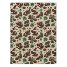 Mantel St. Patrick’s Day Coffee & Shamrock Pattern