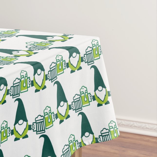 Mantel St. Patrick’s Day Gnome with Beer Mug (In Situ)