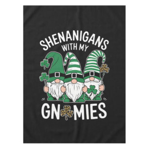 Mantel St Patricks Day Lucky Shamrock Leopard Gnomes