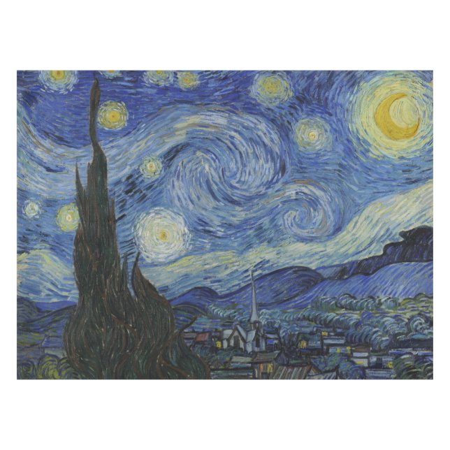 Mantel Starry Night Vincent van Gogh (Frente (Horizontal))