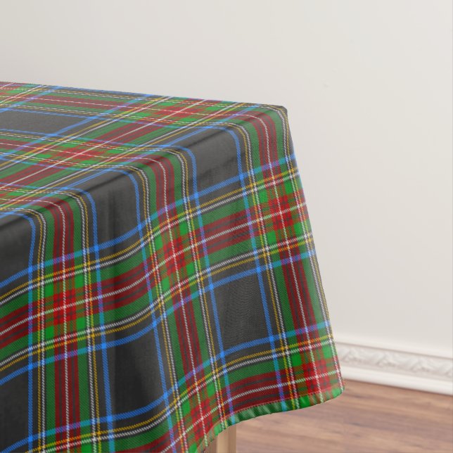 Mantel Stewart Stuart Black Clan Tartan Plaid (In Situ)