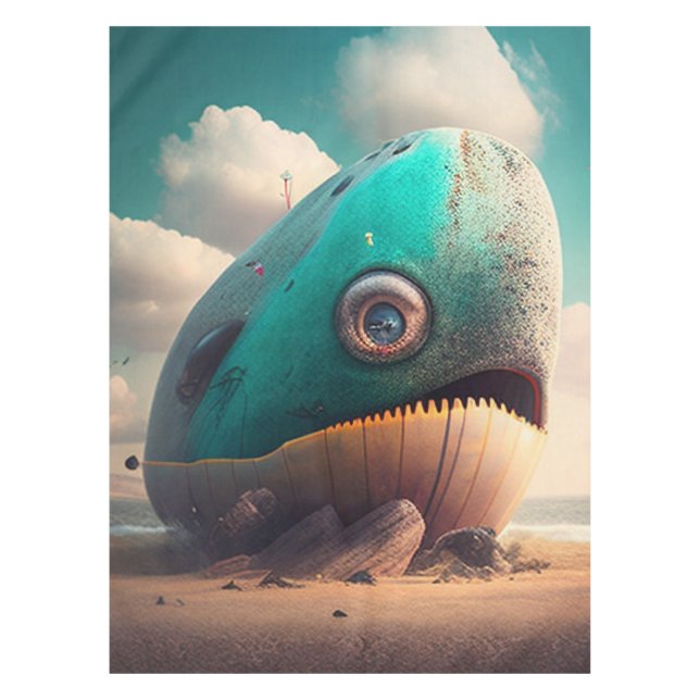 Mantel Strange Whale (Anverso)