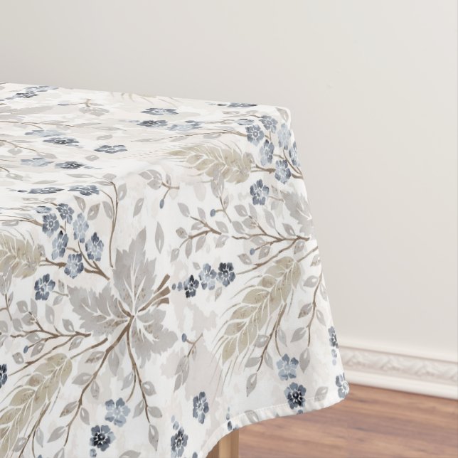 Mantel Suave Patrón Botánico Floral Boho Neutral de Prima (In Situ)