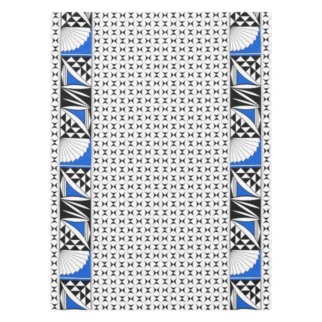 Mantel Sunrise 70" Southwest en Blue (Anverso)