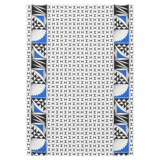 Mantel Sunrise 84" Southwest en Azul (Anverso)