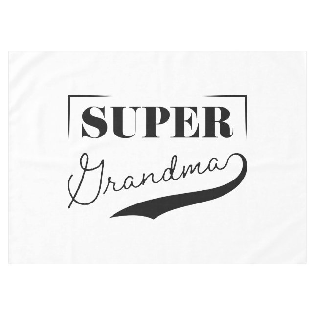 Mantel Super Abuela (Frente (Horizontal))