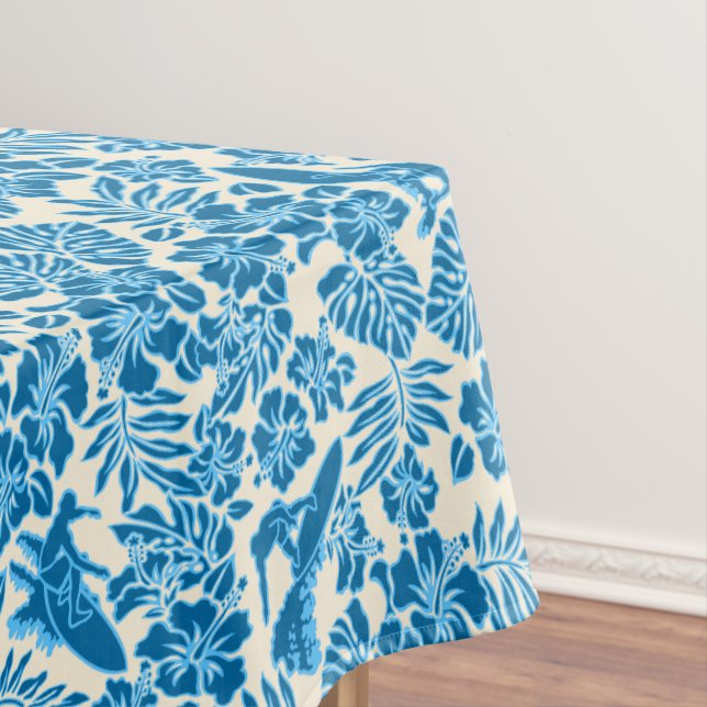 Mantel Surf Pareau Hawaiian Hibiscus Surfing (In Situ)