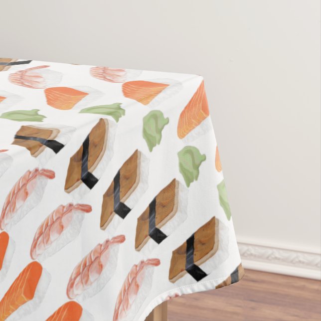 Mantel Sushi Foodie Hipster Tablecloth (In Situ)