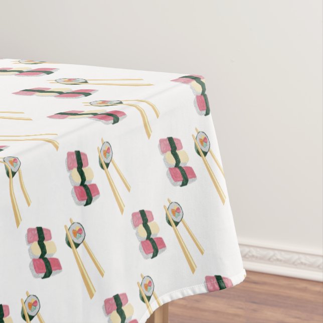 Mantel Sushi Foodie Hipster Tablecloth (In Situ)