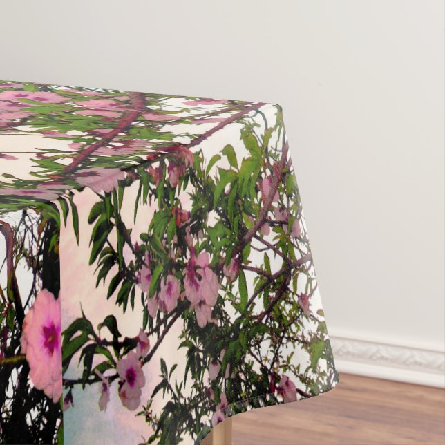 Mantel "Susurros de primavera: Árbol de flores rosadas ac (In Situ)