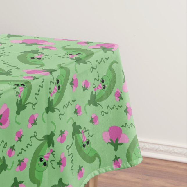 Mantel Sweet Pea Cute Primer Fiesta de Cumpleaños (In Situ)