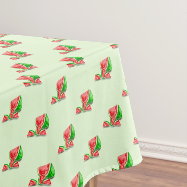 Mantel Sweet Watermelon Kitchen Tablecloth (In Situ)