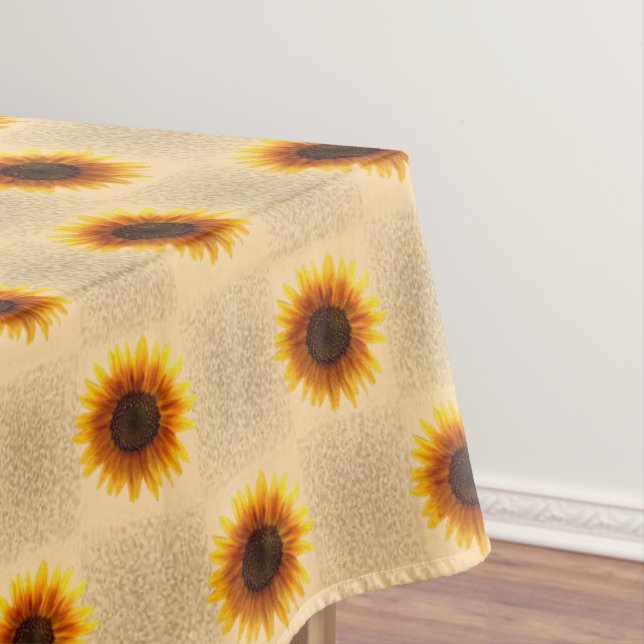 Mantel Tableclol Sunflowers (In Situ)