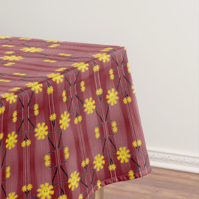 Mantel Tableclol Sunflowers (In Situ)