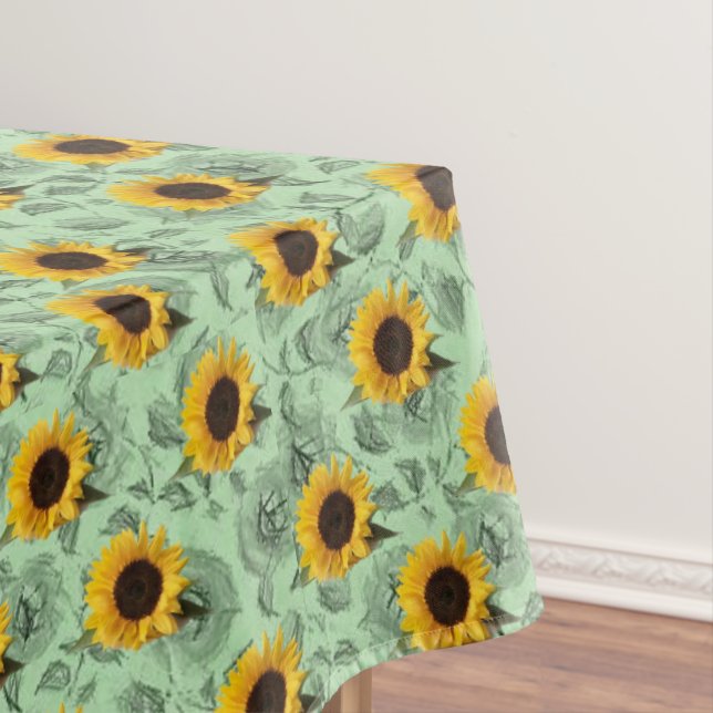 Mantel Tableclol Sunflowers (In Situ)